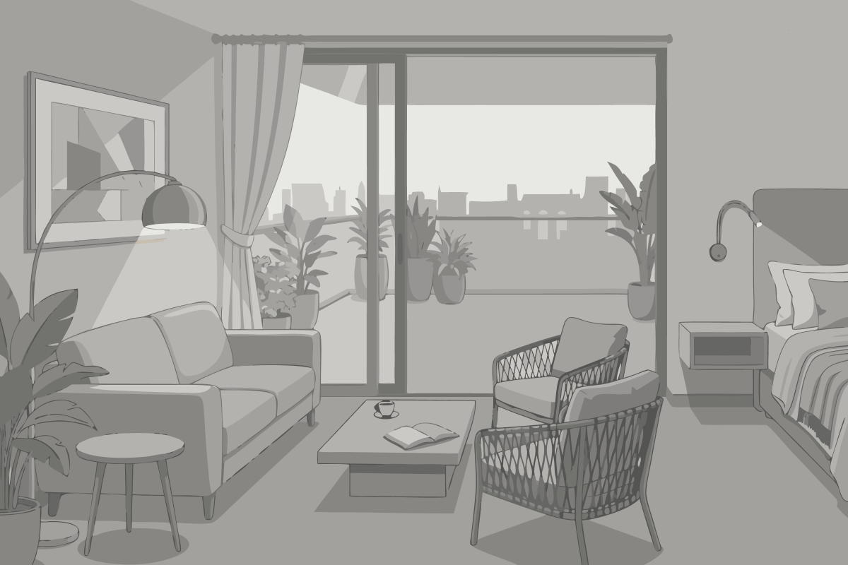 Three-Bedroom Standard Apartment